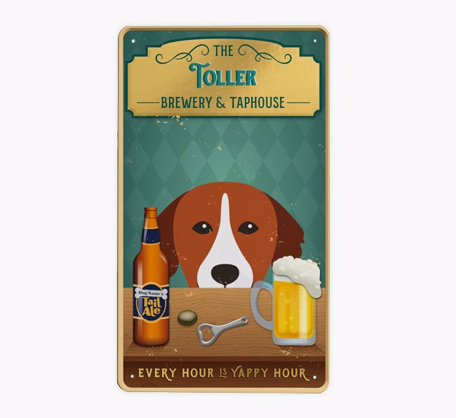 Brewery Tap House: Personalised {breedFullName} Metal Sign